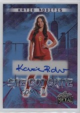 2024 Leaf Metal Women of Sport Platinum Blue Wave 3/4 Katie Roditis Auto 1p5