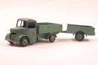 Dinky Bedford truck 411 with Dinky trailer 341 vintage diecast