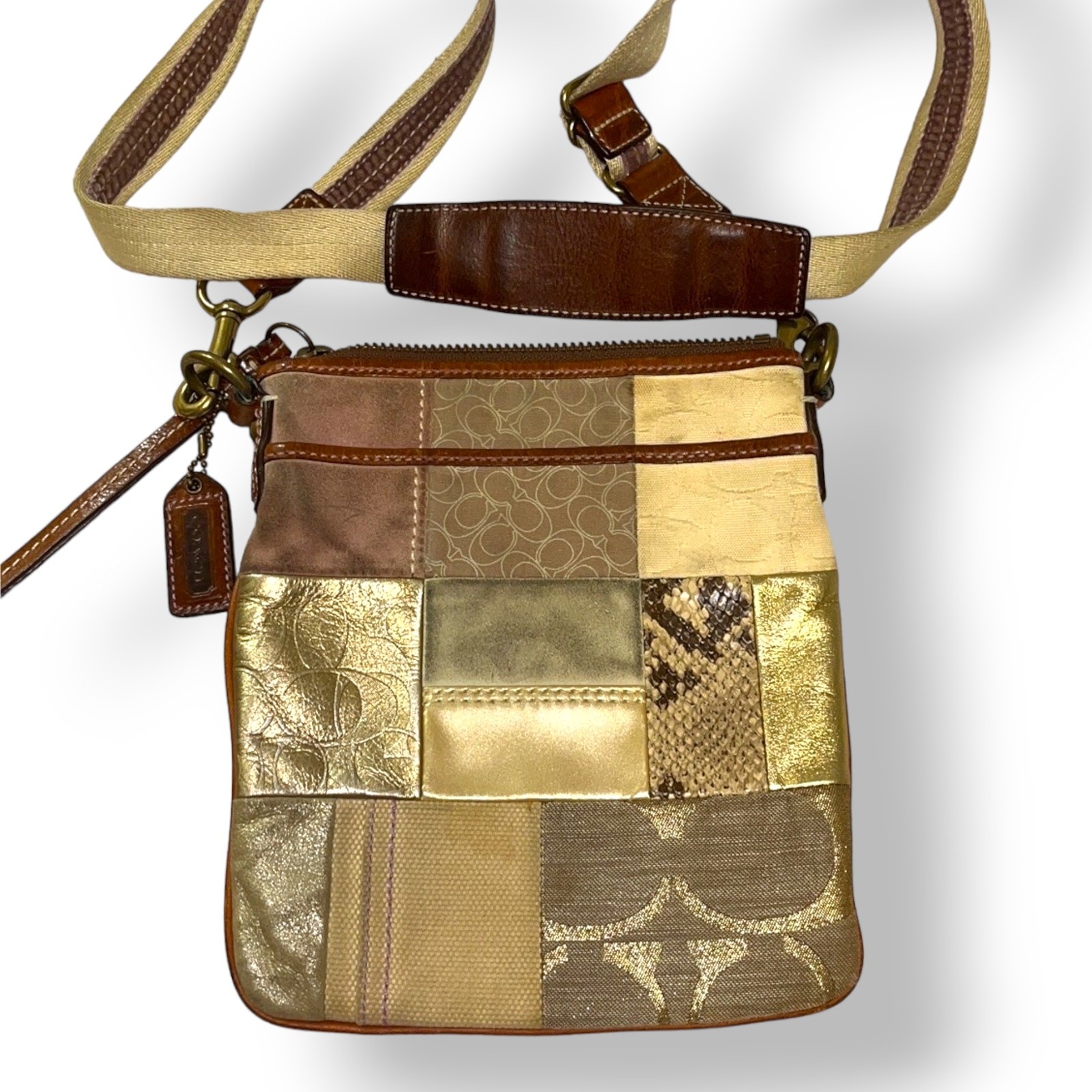 Coach No. B063-10006 Patchwork Style Crossbody Ba… - image 1