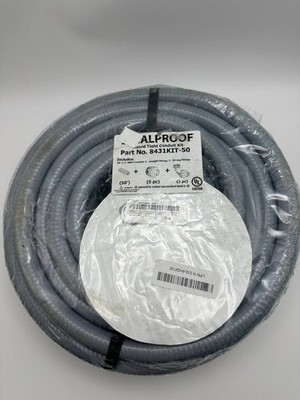 Sealproof Liquid Tight Conduit Kit 50 ft 1/2'' Nonmetallic Electrical Flexible Co