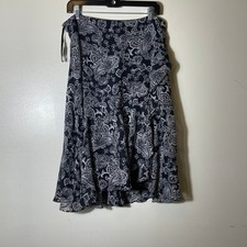 Y2K Whimsigoth Witchy Cottagecore dark Romance Flowy ruffle midi skirt 12