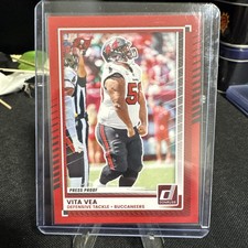 2025 Panini Donruss - Vita Vea #85 Press Proof Red