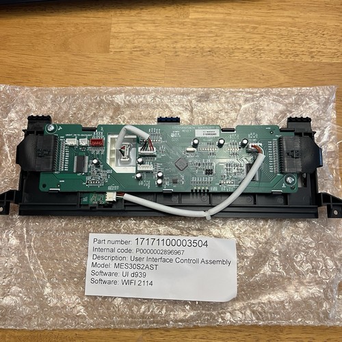 Midea Stove MES30S2AST Ui Control Display Board Assembly 17171100003504 - Picture 2 of 5