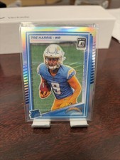 2025 Panini Donruss Optic Tre Harris Rated Rookie Prizm #229 Chargers NFL