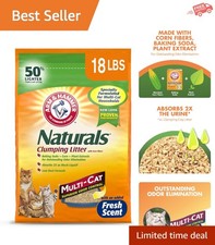 High-Performance Naturals Clumping Cat Litter, 18 lb - Fresh Scent  Easy Scoop