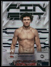 2025 Topps Finest UFC Black Refractors Rookie Roman Kopylov /15