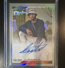 Topps 2023 Bowman's Best Lazaro Montes Mariners #92RJA-LM Auto Refractor /250