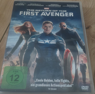 Marvel The Return of The First Avenger DVD Action FSK 12 Deutsch Evans Johansson