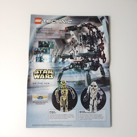 LEGO Instruction Booklet Manual ONLY 7146 Star Wars Tie Fighter