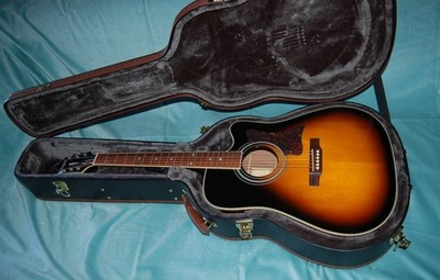 Epiphone Masterbilt DR500MCE Acoustic Electric Guitar MINT with Hard Case