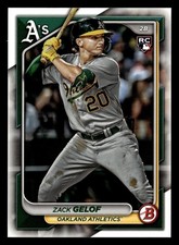 Zack Gelof 2024 Bowman #14 Oakland Athletics ROOKIE RC *025