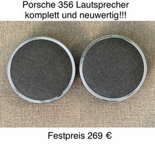 60s Porsche 356 Classic Radio Loudspeaker Never Installed 60s Porsche 356 Classic Radio Loudspeaker Never Installed