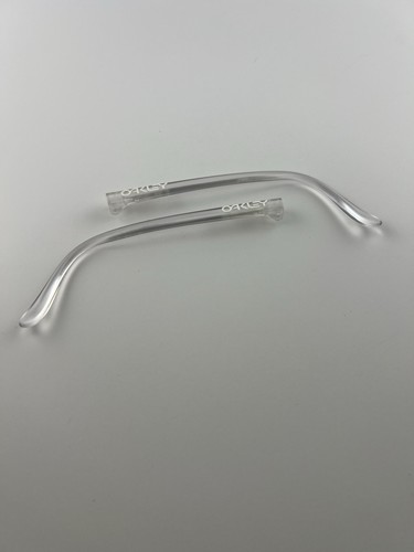 Oakley Razor Blades Clear Replacement Ear Stems Straight RARE