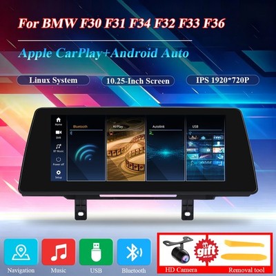 Touch Autoradio NBT CarPlay SatNav Für BMW F30 F31 F32 F33 F36 Huawei HiCar +Kam