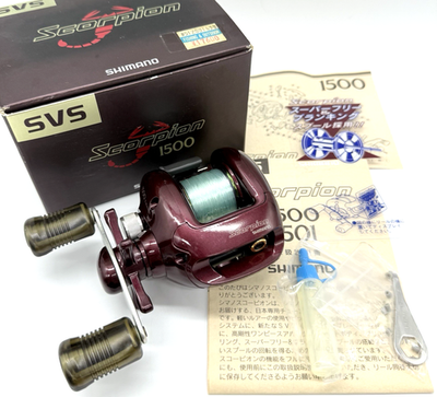 Shimano Scorpion 1501 ベイトリール Shimano Scorpion 1500 Right Handed Bait Casting Reel In Box