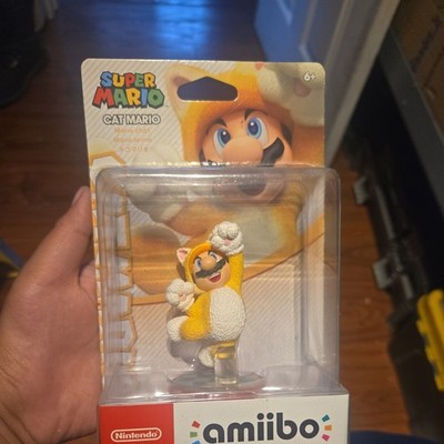 Cat Mario amiibo Nintendo Switch Super Mario Series  - bent cardboard
