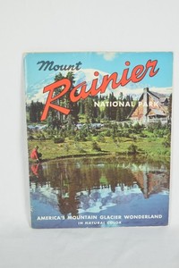 VTG Mount Rainier National Park Photo Book America’s Mountain Glacier Wonderland