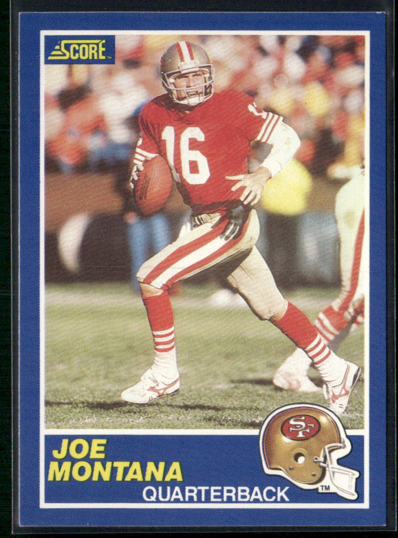 1989 Score #1 Joe Montana