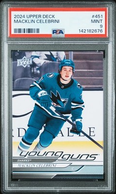 2024 UPPER DECK #451 MACKLIN CELEBRINI ROOKIE RC PSA 9 | eBay