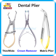 1Pc Dental Clamp Placement Plier Crown Remover Forceps Matrices Bands Plier