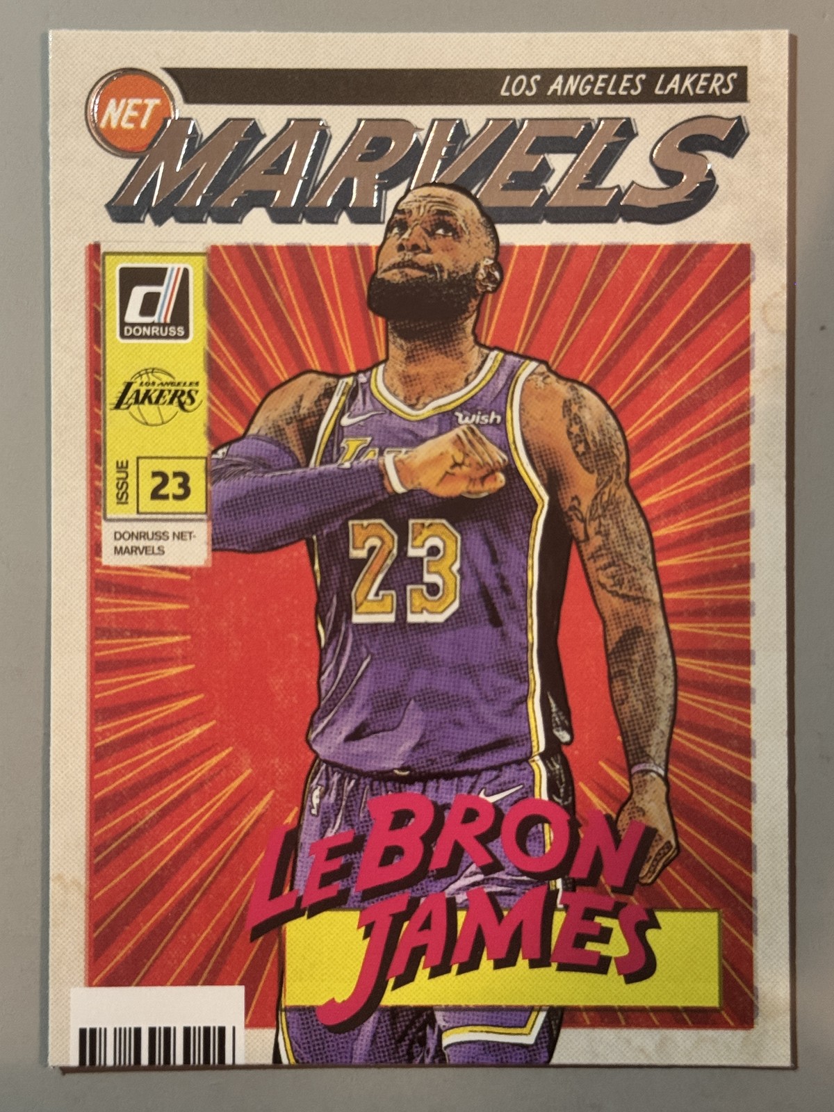 lebron marvels card