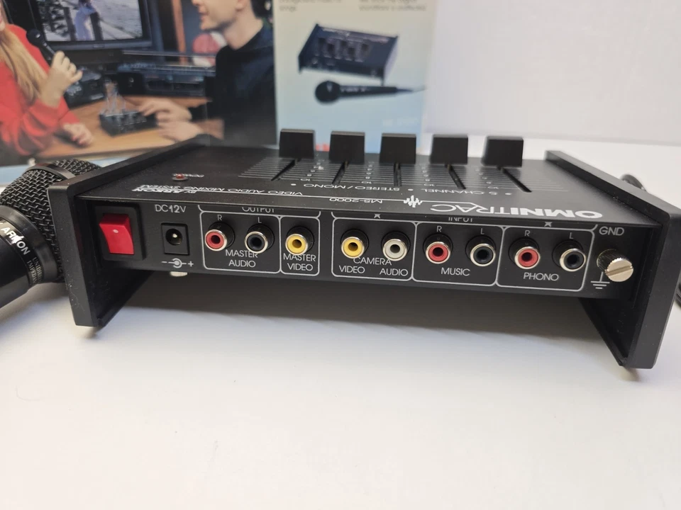 Omnitrac MS2000 Video Audio Mixing System by Arkon 5 Channel Mixer In UNTESTED - Image 4 of 4