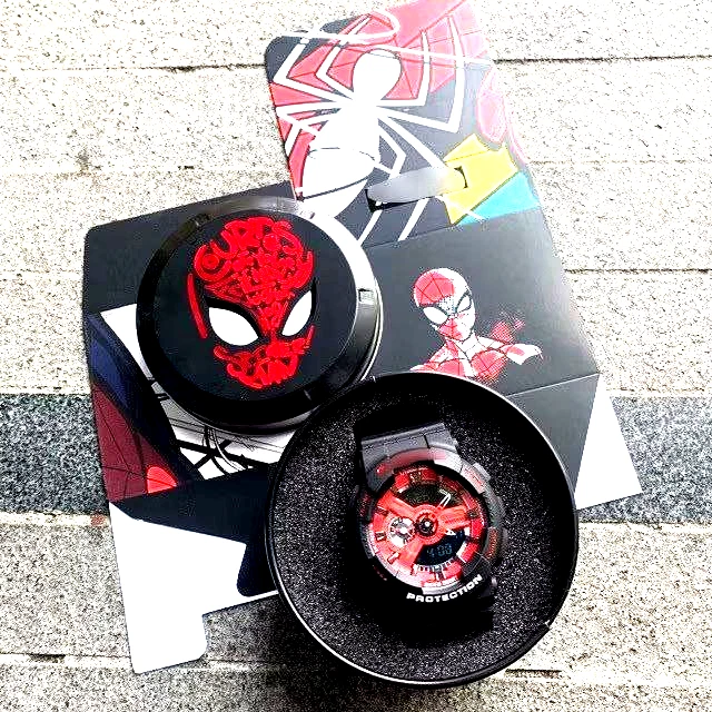 Reloj pulsera digital versátil G-Shock AA Avengers Hero Spiderman para hombre Foto 2 de 2