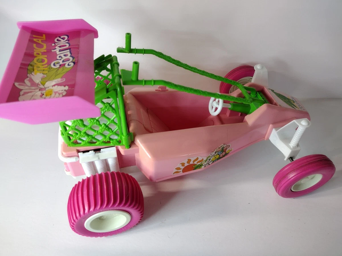Vtg Tropical Barbie Dune Buggy Strandbuggy Car with box 1986 Mattel Arco Toys