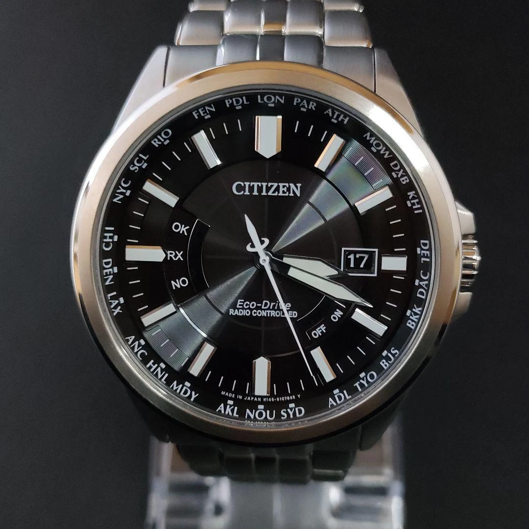 Citizen Eco-Drive H145-S073545 Date Radio controlled St. Steel