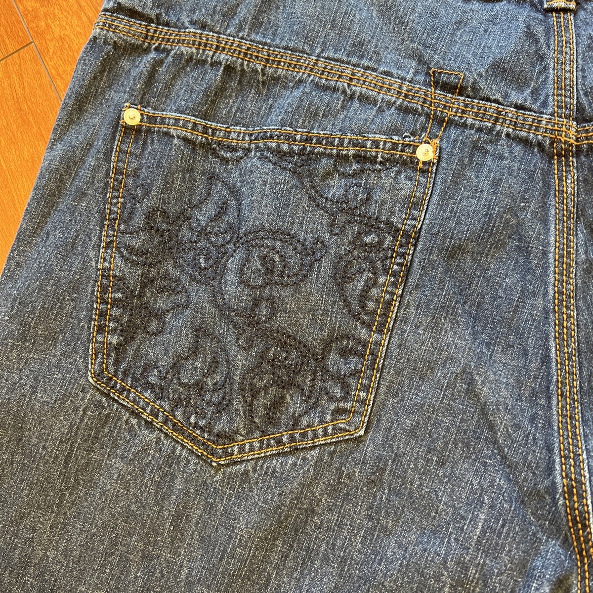Vintage Denim Rocawear Baggy Skater HipHop Jeans Y2K 42x44 Wide