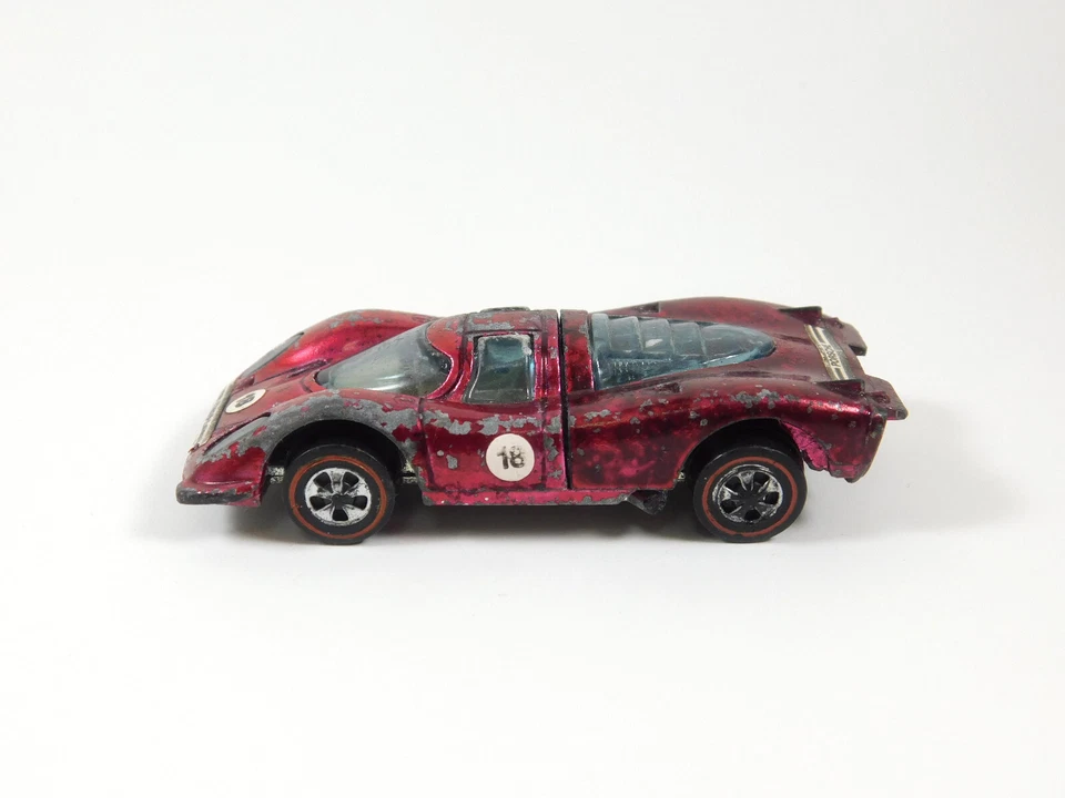 Vintage Hot Wheels Redline Porsche 917 #18 Car - Image 2 of 4