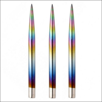 Jeu De Pointes De Fléchettes Extra Longues Winmau - 41mm, Acier Noir, Lot De 3 Pointes Pour Fléchettes Acier