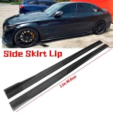 Carbon Fiber Side Skirts Rocker Splitter For For Benz E-Class E350 E400 W212 US