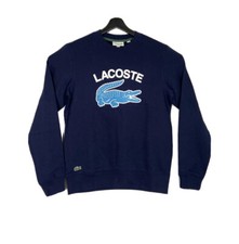 Lacoste Men's Pullover Sweatshirt Size S /3 Color Navy Blue