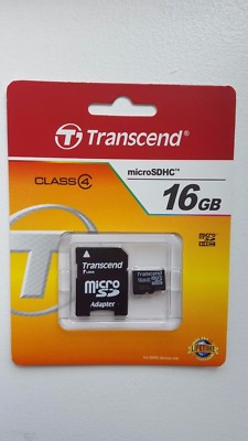 Transcend 16GB Lot of 25 16GB MicroSDHC Memory Card + adapter Brand New Sandisk