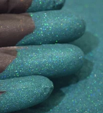 Pine Blue Green Holographic Micro Mini .002 Hex Metal Flake Painting Epoxy 