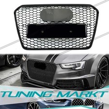 Schwarz Wabengrill Kühlergrill für AUDI A5 8T S5 Coupe Sportback 2012-2016 MOPF