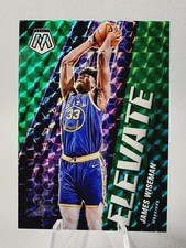 2020-21 Panini Mosaic JAMES WISEMAN GREEN PRIZM ELEVATE INSERT#5