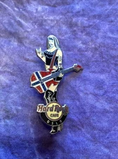 Hard Rock Cafe Pin Oslo Girl Free Shipping