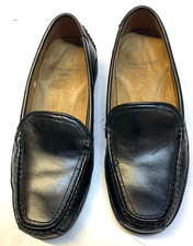 Dockers Black Leather Slip-on Loafers Men's Shoe Size 8.5 M, RN 90-7304, No Box