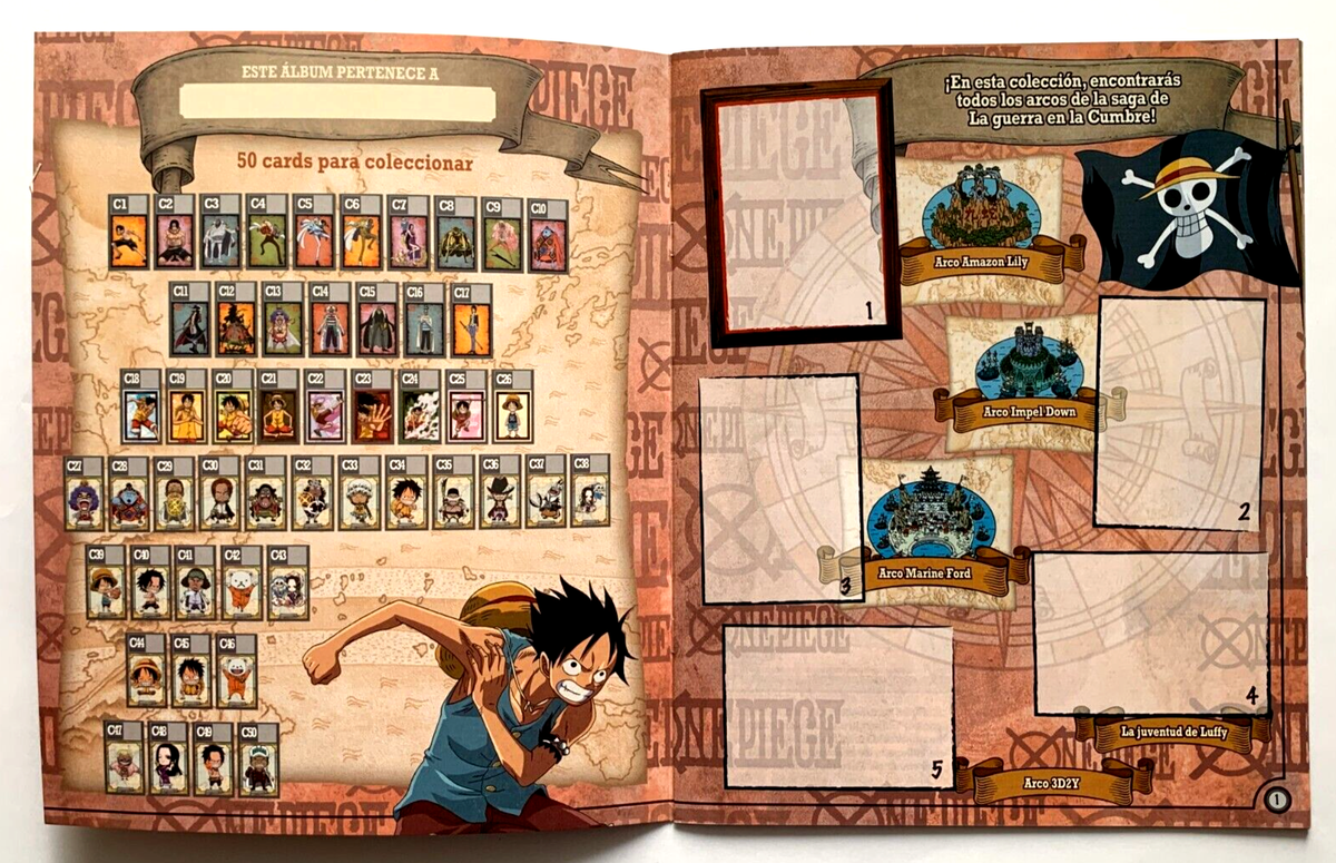 2022 ALBUM ONE PIECE Summit War Of Marine Panini + Full Set