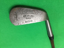 RARE Hickory Wood Shaft Golf Club WILSONIAN LADIES MASHIE Dash Lines Face HD48