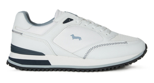 HARMONT & BLAINE EFM251.050.6520 SNEAKERS SCARPE UOMO LACCI STRINGHE BIANCO - Picture 2 of 4