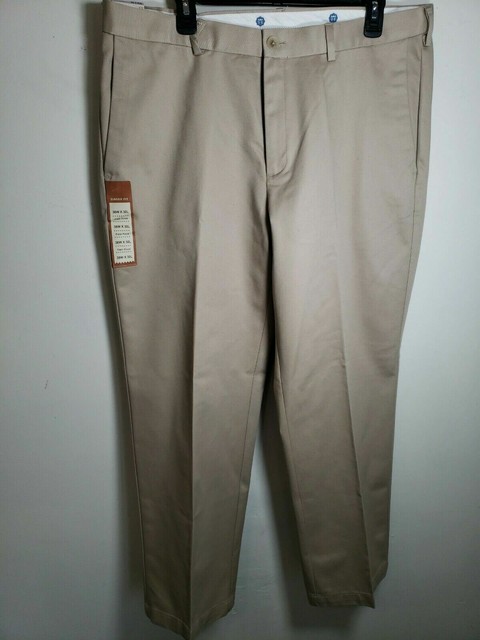 HAGGAR KHAKI PANTS 38W x 30L NO IRON 
