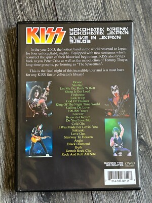 KISS DVD Alive In Japan March 15 2003 Yokohama Concert World