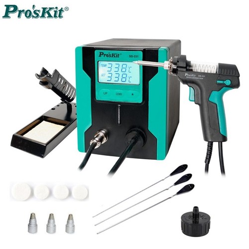 Pro'sKit SS-331H LCD Digital Electric Desoldering Pump BGA Suction Gun 110V/220V - Picture 6 of 8