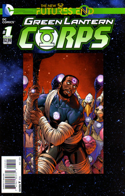 GREEN LANTERN CORPS Futures End #1 - 2D Cover - New 52 - New Bagged