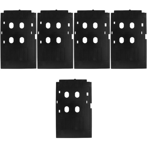 5 Pieces PVC ID Card Tray Student Making Printer for Membership Cards - Afbeelding 2 van 12