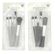 NEW Princessa Beauty Care 6-Piece Makeup Brush Cosmetic Kit Set #2889