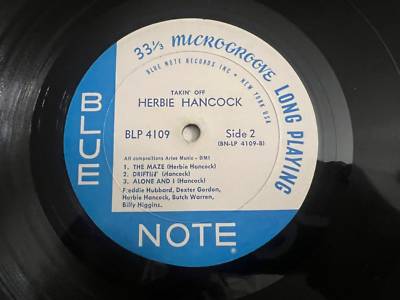 米、欧LP Herbie Hancock Takin Off 7742399 Blue Note, UMe /00260 Herbie Hancock - Takin' Off - Blue Note Vinyl Record Reissue